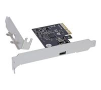 InLine Carte d'interface 76660I PCIe x4 USB 3.2 Gen.2x2 1x USB-C support à profil bas