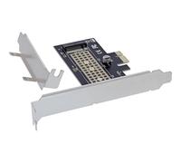 InLine Carte PCI Express 76660S vers 1 x NVMe Interne M.2 Key M, PCIe x1