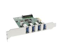 InLine Carte et adaptateur d'interfaces PCIe USB 3.0 76661C – Interne 5 Gbit/s