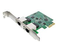 InLine® Carte réseau Double Gigabit 2 x RJ45 2,5 GB/s PCIe x1 avec Support Faible encombrement