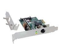 InLine® Carte réseau Gigabit M12 x codée PCIe x1, 2.1, PoE+, 51124I