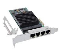 InLine Carte réseau Quad Gigabit – 4 x RJ45 1 Gbit/s – PCIe x4 – 51127E