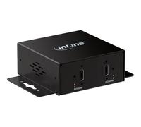 Inline Chargeur Industriel USB-C 2 Ports PD 200W 12-24V DC | 2 ports USB-C jusqu'à 100 W chacun, PPS, prise CC creuse et bornier, boîtier en métal, fonction de charge pure