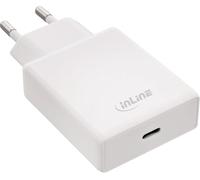 Inline Chargeur USB-C 65 W avec Power Delivery, PPS et AVS, Blanc | Sortie USB-C unique, jusqu'à 65 W, PPS et AVS, fonctions de protection, design compact