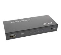 InLine Commutateur HDMI, 3 entrées vers 1 Sortie, 4 K2 k, 3D, Audio HD
