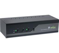InLine® commutateur KVM Desktop, 4x, double écran DP 1.2, 4K, USB 3.0, audio
