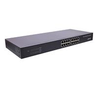 InLine® Commutateur réseau Gigabit 16 ports, 1Gb/s, 19" 1UH, sans ventilateur
