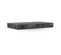 InLine Commutateur Réseau Gigabit PoE++ 16 Ports 1Gb/s 2xSFP 19" 1HE Noir