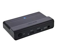 Inline Commutateur USB-C avec hub USB 3.2 à 4 Ports, commutateur pour Deux Ordinateurs, Affichage LED, taux de données jusqu'à 5 Go/s, pour Partager des appareils, 60604I