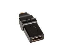 Inline Compatible Hdmi Adapter, Hdmi A Buchse Auf Micro Hdmi D Stecke