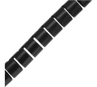InLine® conduite de câble flexible/gaine de câble 10m, noir, 15mm
