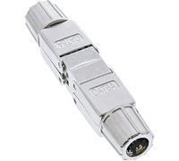 InLine® Connecteur de câble plat Cat.6A avec technologie LSA blindé