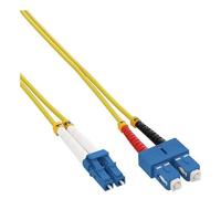 - Cordon de raccordement - mode unique LC (M) pour mode unique SC (M) - 0.5 m - fibre optique - duplex - 9 / 125 micromètres - OS2 - sans halogène -