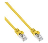 InLine - Cordon de raccordement - RJ-45 (M) pour RJ-45 (M) - 1.5 m - SFTP - CAT 5e - moulé - jaune