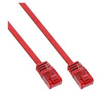 InLine - Cordon de raccordement - RJ-45 (M) pour RJ-45 (M) - 1.5 m - UTP - CAT 6 - moulé, plat - rouge