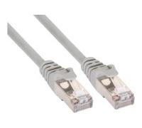 InLine - Cordon de raccordement - RJ-45 (M) pour RJ-45 (M) - 1 m - FTP - CAT 5e - moulé - gris G