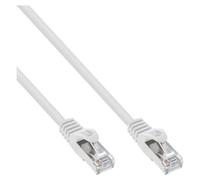 InLine - Cordon de raccordement - RJ-45 (M) pour RJ-45 (M) - 1 m - SFTP - CAT 5e - moulé - blanc