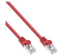 InLine - Cordon de raccordement - RJ-45 (M) pour RJ-45 (M) - 1 m - SFTP - CAT 5e - moulé - rouge G