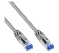 InLine - Cordon de raccordement - RJ-45 (M) pour RJ-45 (M) - 1 m - SFTP - CAT 6a - sans halogène - gris