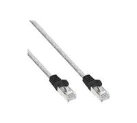 InLine - Cordon de raccordement - RJ-45 (M) pour RJ-45 (M) - 10 m - SFTP - CAT 5e - moulé - transparent