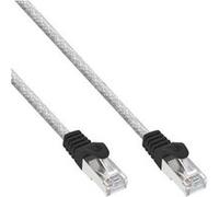 InLine - Cordon de raccordement - RJ-45 (M) pour RJ-45 (M) - 10 m - SFTP - CAT 5e - moulé - transparent G