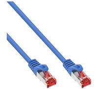 InLine - Cordon de raccordement - RJ-45 (M) pour RJ-45 (M) - 15 m - Paire torsadée blindée (SSTP) - CAT 6 - moulé - bleu