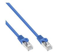 InLine - Cordon de raccordement - RJ-45 (M) pour RJ-45 (M) - 15 m - SFTP - CAT 5e - moulé - bleu