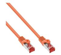 InLine - Cordon de raccordement - RJ-45 (M) pour RJ-45 (M) - 2 m - Paire torsadée blindée (SSTP) - CAT 6 - moulé - orange