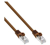 InLine - Cordon de raccordement - RJ-45 (M) pour RJ-45 (M) - 2 m - SFTP - CAT 5e - moulé - brun