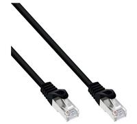 InLine - Cordon de raccordement - RJ-45 (M) pour RJ-45 (M) - 2 m - SFTP - CAT 5e - moulé - noir