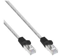 InLine - Cordon de raccordement - RJ-45 (M) pour RJ-45 (M) - 2 m - SFTP - CAT 5e - moulé - transparent