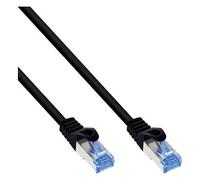 InLine - Cordon de raccordement - RJ-45 (M) pour RJ-45 (M) - 2 m - SFTP, PiMF - CAT 6a - sans halogène, bloqué - noir