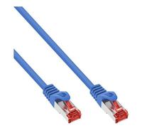 InLine - Cordon de raccordement - RJ-45 (M) pour RJ-45 (M) - 20 m - Paire torsadée blindée (SSTP) - CAT 6 - moulé - bleu