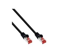 InLine - Cordon de raccordement - RJ-45 (M) pour RJ-45 (M) - 20 m - Paire torsadée blindée (SSTP) - CAT 6 - moulé - noir