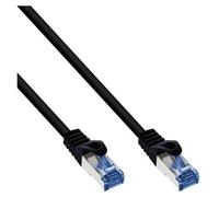 InLine - Cordon de raccordement - RJ-45 (M) pour RJ-45 (M) - 20 m - SFTP, PiMF - CAT 6a - extérieur, rond, bloqué - noir