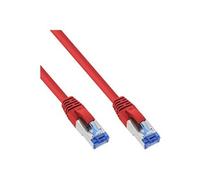 InLine - Cordon de raccordement - RJ-45 (M) pour RJ-45 (M) - 3 m - Paire torsadée blindée (SSTP) - CAT 6a - sans halogène - rouge