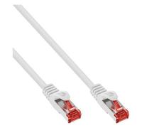 InLine - Cordon de raccordement - RJ-45 (M) pour RJ-45 (M) - 3 m - SFTP - CAT 6 - moulé - blanc