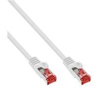 InLine - Cordon de raccordement - RJ-45 (M) pour RJ-45 (M) - 3 m - SFTP - CAT 6 - moulé - blanc G