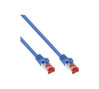 InLine - Cordon de raccordement - RJ-45 (M) pour RJ-45 (M) - 5 m - Paire torsadée blindée (SSTP) - CAT 6 - moulé - bleu