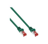 InLine - Cordon de raccordement - RJ-45 (M) pour RJ-45 (M) - 5 m - Paire torsadée blindée (SSTP) - CAT 6 - moulé - vert