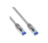 InLine - Cordon de raccordement - RJ-45 (M) pour RJ-45 (M) - 5 m - Paire torsadée blindée (SSTP) - CAT 6a - sans halogène - gris