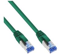 InLine - Cordon de raccordement - RJ-45 (M) pour RJ-45 (M) - 5 m - Paire torsadée blindée (SSTP) - CAT 6a - sans halogène - vert