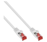 InLine - Cordon de raccordement - RJ-45 (M) pour RJ-45 (M) - 50 cm - SFTP, PiMF - CAT 6 - moulé - blanc