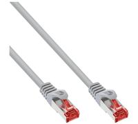 InLine Câble patch S/FTP (PiMf) Catégorie 6 250 MHz PVC CCA gris 0,5 m