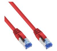 InLine - Cordon de raccordement - RJ-45 (M) pour RJ-45 (M) - 7.5 m - Paire torsadée blindée (SSTP) - CAT 6a - sans halogène, moulé - rouge