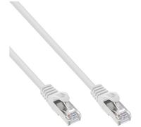 InLine - Cordon de raccordement - RJ-45 (M) pour RJ-45 (M) - 7.5 m - SFTP - CAT 5e - moulé - blanc
