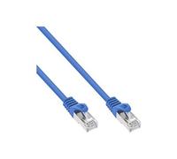 InLine - Cordon de raccordement - RJ-45 (M) pour RJ-45 (M) - 7.5 m - SFTP - CAT 5e - moulé - bleu