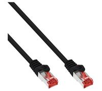 InLine - Cordon de raccordement - RJ-45 (M) pour RJ-45 (M) - SFTP, PiMF - CAT 6 - démarré, moulé - noir