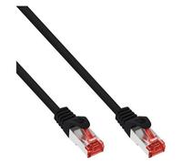 InLine 76133S Câble patch S/FTP (PiMf), catégorie 6, 250 MHz, PVC, CCA, noir, 0,3 m