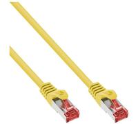 InLine - Cordon de raccordement - RJ-45 (M) pour RJ-45 (M) - SFTP, PiMF - CAT 6 - moulé, sans crochet - jaune